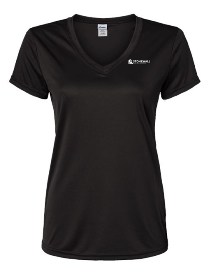 Ladies' V-Neck Performance Tee - Image 5
