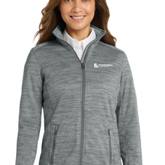 Ladies' Digi Stripe Fleece Jacket