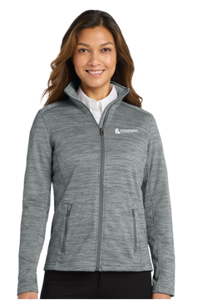Ladies' Digi Stripe Fleece Jacket