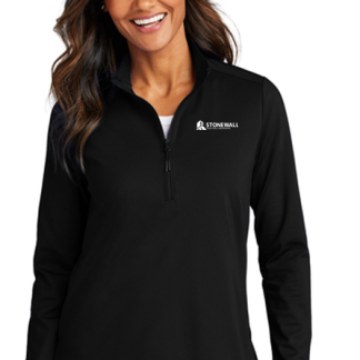 Ladies' Double Knit 1/4 Zip