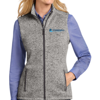 Ladies Sweater Fleece Vest